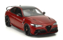 Motorhelix Alfa romeo Giulia Gtam With Engine And Accessories 2021 1:18 Red Met