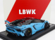 Motorhelix Lamborghini Aventador Gt Evo Lbwk Lb-works 2019 1:18 Nebesky Modrá Uhlíková Čerň