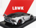 Motorhelix Lamborghini Aventador Gt Evo Lbwk Lb-works 2019 1:18 Stříbrná Uhlíková Čerň