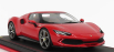 Mr-models Ferrari 296 Gtb Hybrid 830hp V6 2021 - Con Vetrina - With Showcase 1:18 Rosso Corsa - Červená