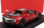 Mr-models Ferrari 296 Gtb Hybrid 830hp V6 Assetto Fiorano 2021 - Con Vetrina - With Showcase 1:18 Rosso Imola - Červená Met