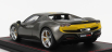 Mr-models Ferrari 296 Gtb Hybrid 830hp V6 Assetto Fiorano 2021 - Con Vetrina - With Showcase 1:18 Šedá Žlutá