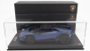 Mr-models Lamborghini Huracan Sterrato 2022 - Con Vetrina - With Showcase 1:18 Blu Grifo - Matná Modrá