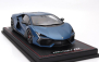 Mr-models Lamborghini Revuelto Hybrid 2023 - Con Vetrina - With Showcase 1:18 Matný Modrý Mechit