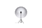 Nanlite Deštník Silver Shallow 180cm