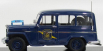 Neo scale models Jeep Willys Station Wagon Michigan State Police 1954 1:43 Blue