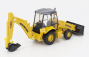 Newray Iveco fiat Daily Roll-off Pianale 2023 With Accessories + New Holland B110c Ruspa Gommata - Scraper Tractor 1:36 Žlutá Černá