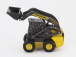 Newray Iveco fiat Daily Roll-off Pianale 2023 With New Holland L228 Ruspa Gommata - Skid Steer Scraper Tractor 1:36 Žlutá Černá
