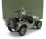 Norev Jeep Willys Cabriolet Open Army D-day Normandy 1944 1:18 Vojenská Zelená