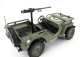 Norev Jeep Willys Cabriolet Open Army D-day Normandy 1944 1:18 Vojenská Zelená