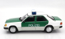 Norev Mercedes benz E-class 230e (w124) Germany Polizei 1989-1993 1:18 Bílá Zelená
