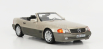 Norev Mercedes benz Sl-class Sl500 Cabriolet 1989 1:18 Kouřová Stříbrná Met