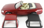 Norev Mercedes benz Sl-class Sl500 (r129) Spider Hard-top 1998 1:18 Red Met
