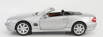 Norev Mercedes benz Sl-class Sl500 (r230) Cabriolet 2003 1:18 Silver