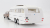 Norev Peugeot 404 With Caravan Roulotte Henon 1965 1:18 Brown Met
