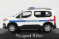 Norev Peugeot Rifter Police Municipale 2019 1:43 Bílá Modrá Červená Žlutá