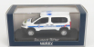 Norev Peugeot Rifter Police Municipale 2019 1:43 Bílá Modrá Žlutá