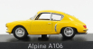 Norev Renault Alpine A106 1956 1:43 Žlutá