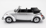 Norev Volkswagen Beetle 1303 Cabriolet 1973 1:18 Silver
