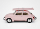 Norev Volkswagen Beetle Coccinelle 1973 - With Surfing Board 1:43 Pink