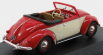Norev Volkswagen Hebmuller Cabriolet Open 1949 1:43 Červený Krém