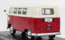 Norev Volkswagen T1 Minibus Autoverhuur Rotterdam 1958 1:43 Červená Bílá