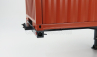 Nzg Accessories Trailer For Truck With European Sea-container 40 1:18 Brown