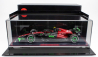 Nzg Alfa romeo F1  C43 Team Stake N 24 Belgium Gp 2023 Zhou Guanyu - Con Vetrina - With Showcase 1:18 Černá Červená