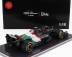 Nzg Alfa romeo F1  C43 Team Stake N 24 Monza Italy Gp 2023 Guanyu Zhou - Con Vetrina - With Showcase 1:18 Černá Červená Bílá Zelená