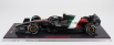Nzg Alfa romeo F1  C43 Team Stake N 24 Monza Italy Gp 2023 Guanyu Zhou - Con Vetrina - With Showcase 1:18 Černá Červená Bílá Zelená