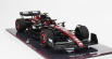 Nzg Alfa romeo F1  C43 Team Stake N 24 Spanish Gp 2023 Zhou Guanyu - Con Vetrina - With Showcase 1:18 Černá Červená