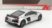 Nzg Audi R8 Coupe Performance 2019 1:64 Silver