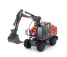 Nzg Kaelble 155w Atlas Escavatore Gommato - Excavator 1:50 Šedo Oranžová