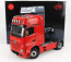 Nzg Mercedes benz Actros 2 1863 Gigaspace 4x2 Mirrorcam Tractor Truck 2-assi 2018 1:18 Red