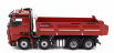 Nzg Mercedes benz Arocs 4151 8x4 Meiller Kipper Cassone Ribaltabile 4-assi 2019 1:50 Red Met