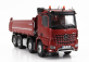 Nzg Mercedes benz Arocs 4151 8x4 Meiller Kipper Cassone Ribaltabile 4-assi 2019 1:50 Red Met