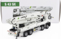 Nzg Mercedes benz Arocs 4542 Truck 4-assi 2018 - Autopompa Per Calcestruzzo Schwing S 43 Sx - Cement Pump 1:50 Bílá Černá
