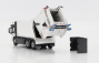 Nzg Mercedes benz Econic Truck Faun Variopress Enginius Refuse Lorry Bluepower - Trasporto Raccolta Rifiuti Urbani 3-assi 2022 1:50 Bílá
