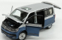 Nzg Volkswagen T6 Multivan Minibus 2017 1:18 Modrá Stříbrná