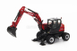 Nzg Yanmar B110w Escavatore Gommato - Tractor Excavator 1:50 Červená Černá