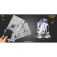 Ocelová stavebnice Star Wars R2-D2
