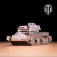 Ocelová stavebnice tank Cruiser Mk III