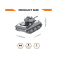Ocelová stavebnice tank M4 Sherman