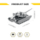 Ocelová stavebnice tank Oplot T-84