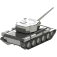 Ocelová stavebnice tank T-44