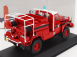 Odeon Acmat Tpk 4-35-c Tanker Truck Ccfm Securite Civile 1985 1:43 Červená Bílá