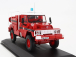 Odeon Acmat Tpk 4-35-c Tanker Truck Ccfm Securite Civile 1985 1:43 Červená Bílá