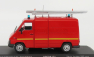 Odeon Renault Master T30 Van Vtu Villiers Sapeurs Pompiers 1981 1:43 Red