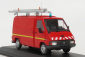 Odeon Renault Master T30 Van Vtu Villiers Sapeurs Pompiers 1981 1:43 Red