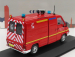 Odeon Renault Master T30d Van Vsr Bemaex Sapeurs Pompiers 1981 1:43 Red